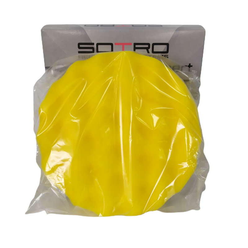 Круг полірувальний PROFIL на липучці 150 SOTRO жовтий - фото, зображення