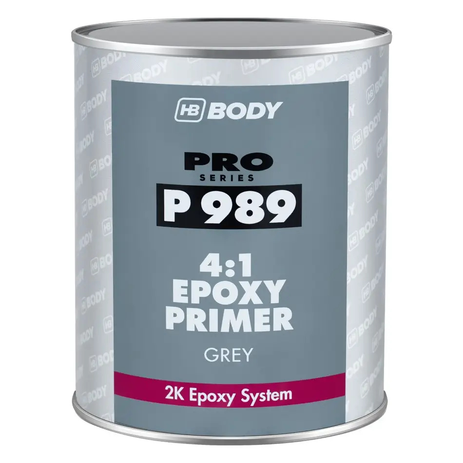 Грунт Епоксидний 4:1 сірий 1л 989 Epoxy BODY - фото, зображення