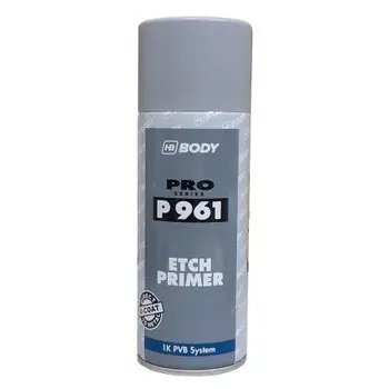 Аерозоль грунт протравлюючий ETCH PIMER 961 Body Spray 400мл сірий - фото, зображення