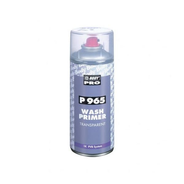 Аэрозоль грунт кислотный WASH PIMER 965 Body Spray 400мл прозрачный - изображение, фото