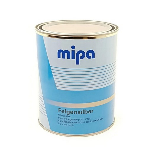 Краска  для дисков серебристая  Mipa 1л - изображение, фото