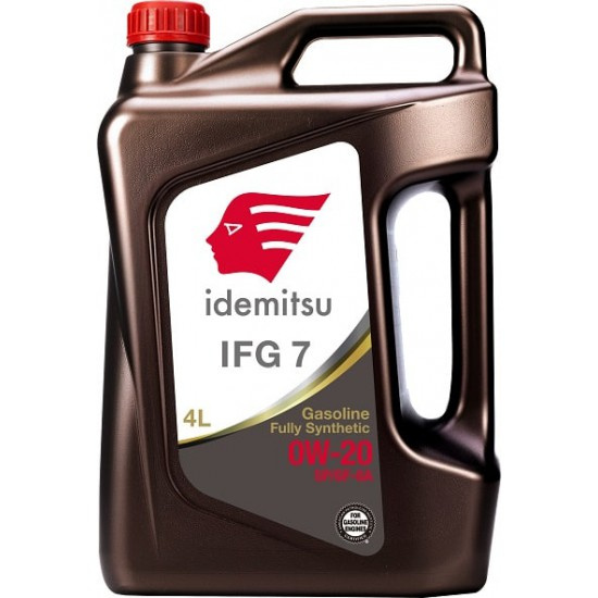 Моторное масло IDEMITSU SP/GF-6A 0W-20 IFG7 4л (dexos1 Gen2 QUALITY LEVEL) - изображение, фото