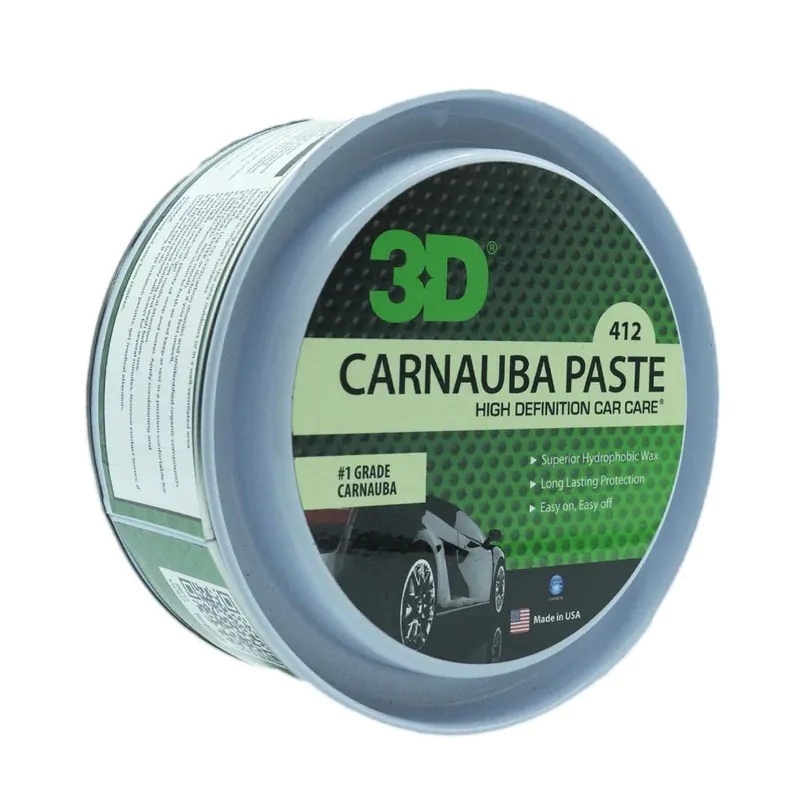 Твердий віск карнаубу 3D Carnauba Paste Wax  Blue/Yellow (330мл) "Auto Magic" - фото, зображення