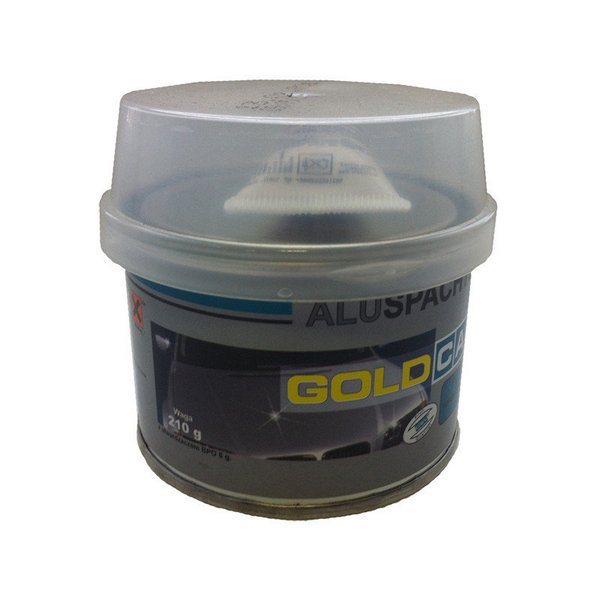 Шпаклівка  з  алюмінієм  0,21кг  Gold Car ALU - фото, зображення