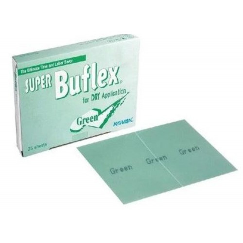 Папір абразивний BUFLEX DRY Green *2000  130ммх170мм KOVAX - фото, зображення