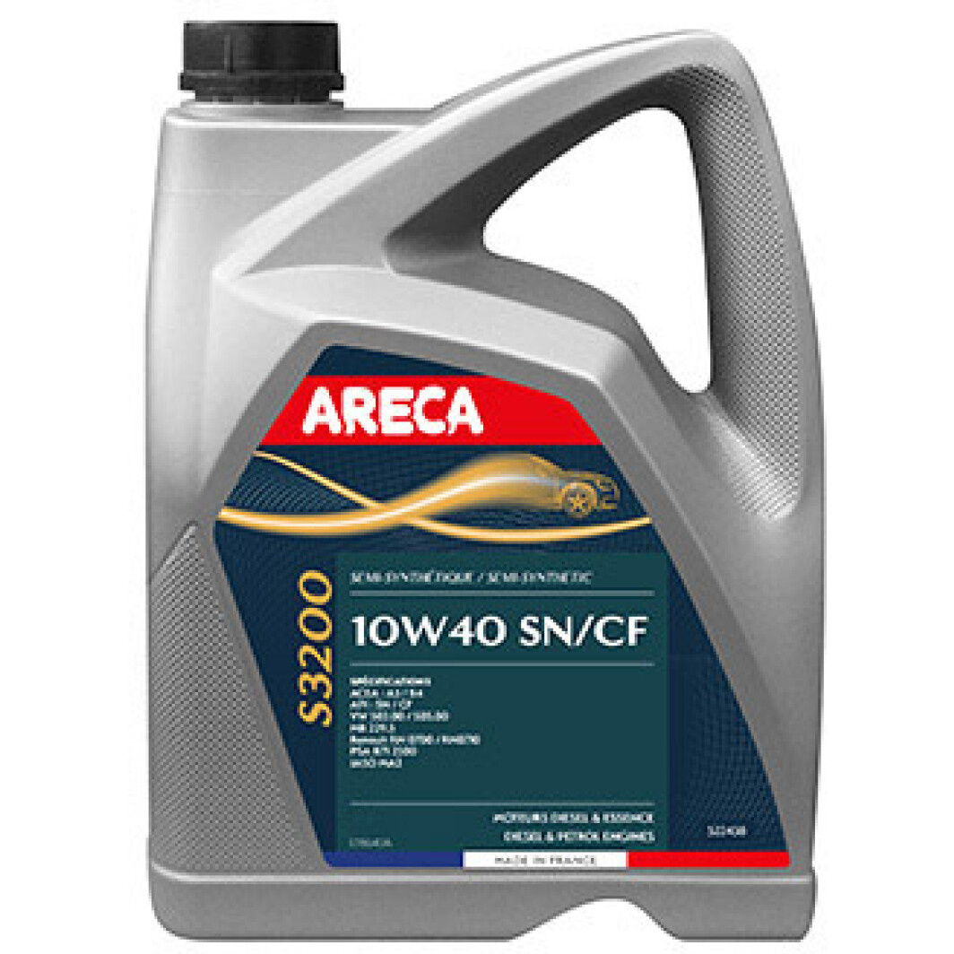 Масло S3200  10W40 4л  (бензин-дизиль)  ARECA - фото, зображення