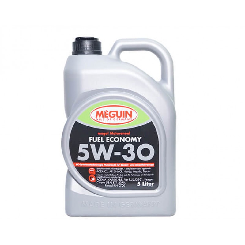 Моторне масло MEGUIN FUEL ECONOMY  SAE 5W -30 (5л) - фото, зображення