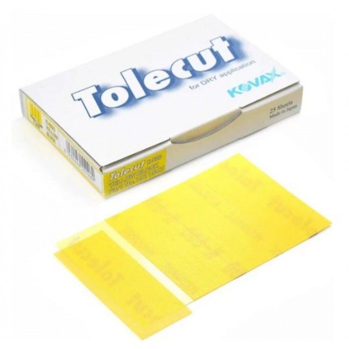 Папір абразивний TOLECUT Yellow * 800  70х114мм 1/8  KOVAX - фото, зображення