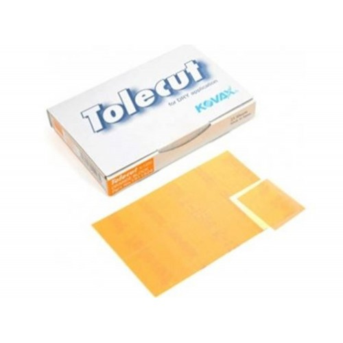 Папір абразивний TOLECUT Orange *1200  70х114мм 1/8 KOVAX - фото, зображення