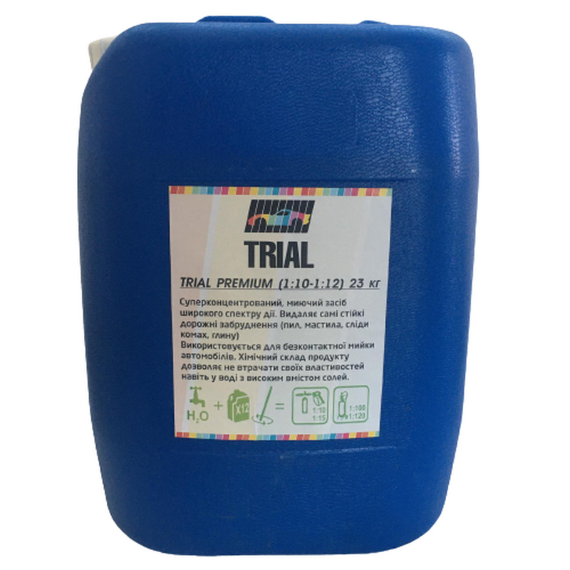 Активна піна для безконт. миття авто TRIAL Premium (1:10-1:12) 14кг (ціна за 1 кг) - фото, зображення